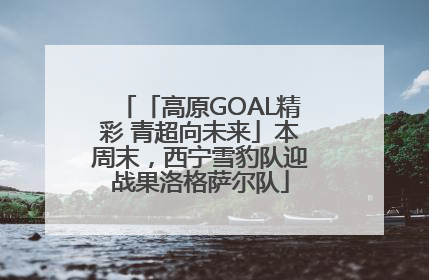 「高原GOAL精彩 青超向未来」本周末，西宁雪豹队迎战果洛格萨尔队