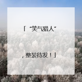 “笑气猎人”，整装待发！