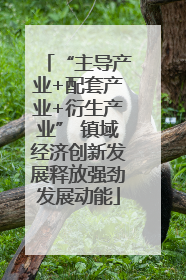 “主导产业+配套产业+衍生产业” 镇域经济创新发展释放强劲发展动能