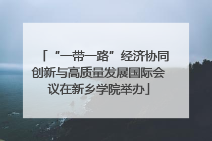 “一带一路”经济协同创新与高质量发展国际会议在新乡学院举办