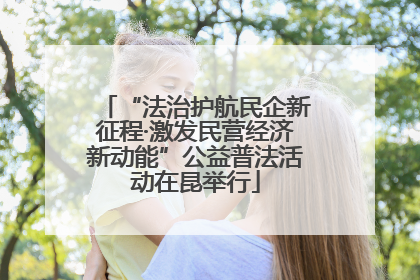 “法治护航民企新征程·激发民营经济新动能”公益普法活动在昆举行