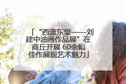 “西渡东望——刘建中油画作品展”在商丘开展 60余幅佳作展现艺术魅力