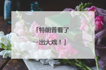 特朗普看了一出大戏！