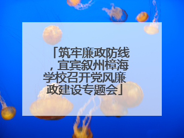 筑牢廉政防线，宜宾叙州樟海学校召开党风廉政建设专题会