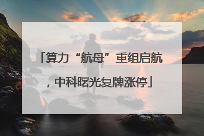 算力“航母”重组启航，中科曙光复牌涨停