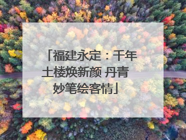 福建永定：千年土楼焕新颜 丹青妙笔绘客情