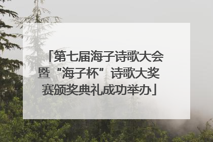 第七届海子诗歌大会暨“海子杯”诗歌大奖赛颁奖典礼成功举办
