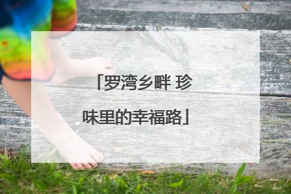 罗湾乡畔 珍味里的幸福路