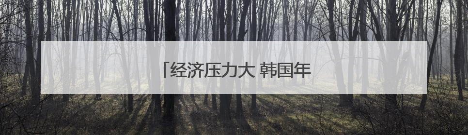 经济压力大 韩国年轻人不再热衷考驾照