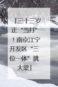 三十三岁正“当打”！南京江宁开发区“三位一体”挑大梁