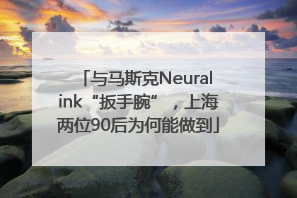 与马斯克Neuralink“扳手腕”，上海两位90后为何能做到