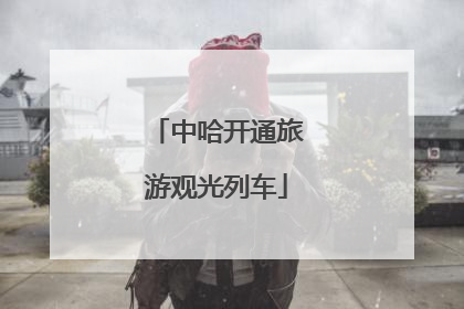 中哈开通旅游观光列车