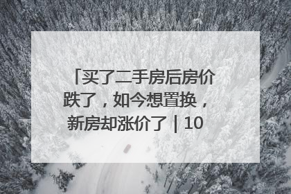 买了二手房后房价跌了，如今想置换，新房却涨价了｜100个买房故事