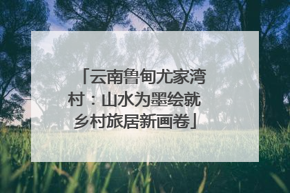 云南鲁甸尤家湾村：山水为墨绘就乡村旅居新画卷