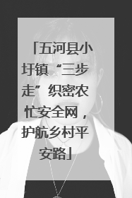 五河县小圩镇“三步走”织密农忙安全网，护航乡村平安路