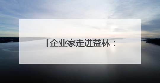 企业家走进益林：经济生态“双面绣” 投资兴业好地方