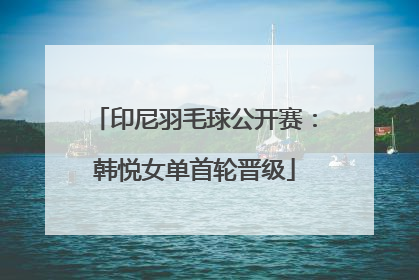 印尼羽毛球公开赛：韩悦女单首轮晋级