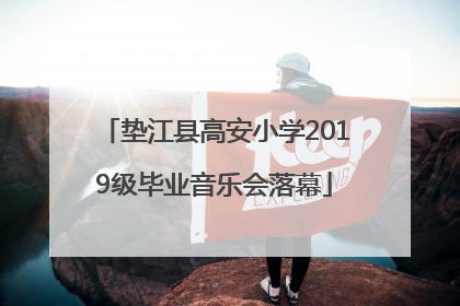 垫江县高安小学2019级毕业音乐会落幕