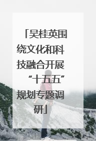 吴桂英围绕文化和科技融合开展“十五五”规划专题调研