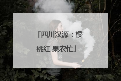 四川汉源：樱桃红 果农忙