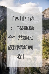四川马边：“茶旅融合”共绘民族团结新画卷