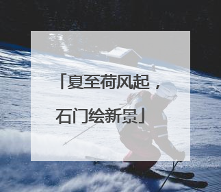 夏至荷风起，石门绘新景