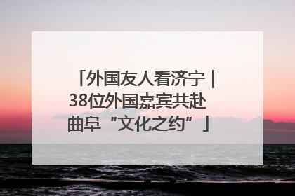 外国友人看济宁｜38位外国嘉宾共赴曲阜“文化之约”