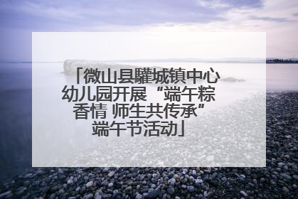 微山县驩城镇中心幼儿园开展“端午粽香情 师生共传承”端午节活动