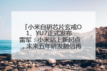 小米自研芯片玄戒O1、YU7正式发布 雷军：小米站上新起点，未来五年研发翻倍再投2000亿元