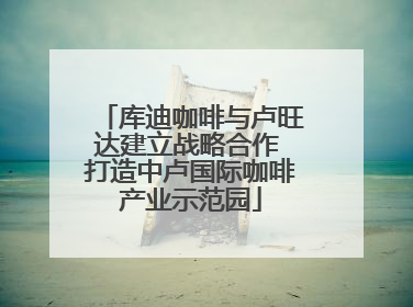 库迪咖啡与卢旺达建立战略合作 打造中卢国际咖啡产业示范园