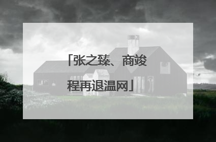 张之臻、商竣程再退温网