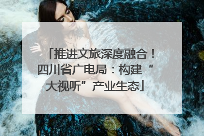 推进文旅深度融合！四川省广电局：构建“大视听”产业生态