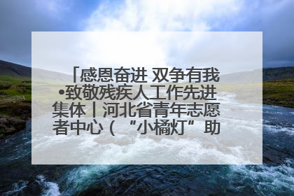感恩奋进 双争有我•致敬残疾人工作先进集体丨河北省青年志愿者中心（“小橘灯”助残接力计划实施团队）：用温暖陪伴，守护特殊孩子成长