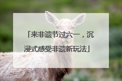 来非遗节过六一，沉浸式感受非遗新玩法