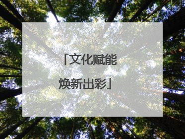 文化赋能 焕新出彩