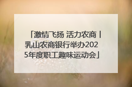 激情飞扬 活力农商丨乳山农商银行举办2025年度职工趣味运动会