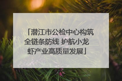 潜江市公检中心构筑全链条防线 护航小龙虾产业高质量发展
