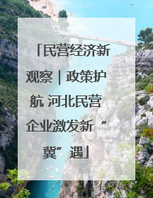 民营经济新观察｜政策护航 河北民营企业激发新“冀”遇