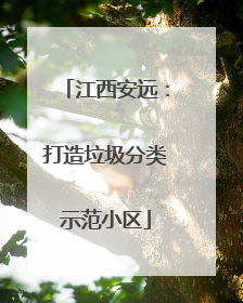 江西安远：打造垃圾分类示范小区