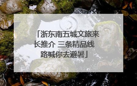 浙东南五城文旅来长推介 三条精品线路喊你去避暑