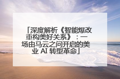 深度解析《智能爆改 重构美好关系》：一场由马云之问开启的美业 AI 转型革命