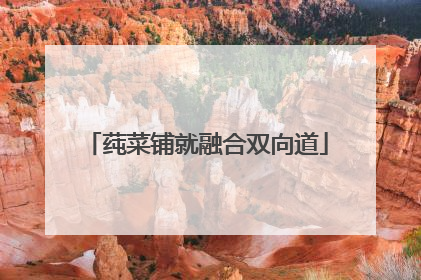 莼菜铺就融合双向道