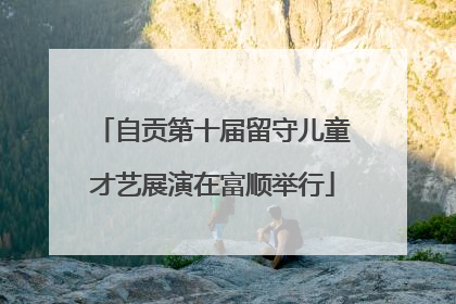 自贡第十届留守儿童才艺展演在富顺举行