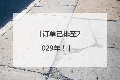 订单已排至2029年！