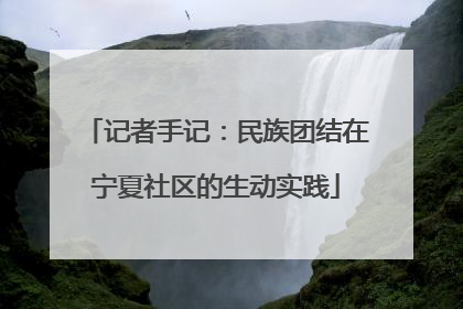 记者手记：民族团结在宁夏社区的生动实践