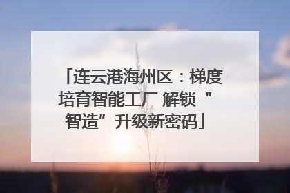 连云港海州区：梯度培育智能工厂 解锁“智造”升级新密码