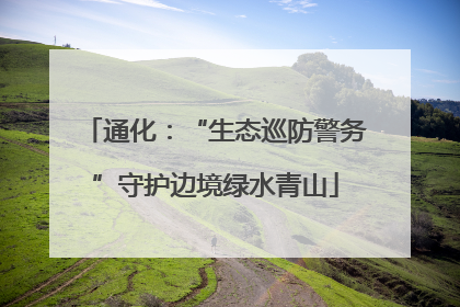 通化：“生态巡防警务”守护边境绿水青山