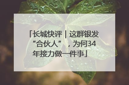 长城快评｜这群银发“合伙人”，为何34年接力做一件事