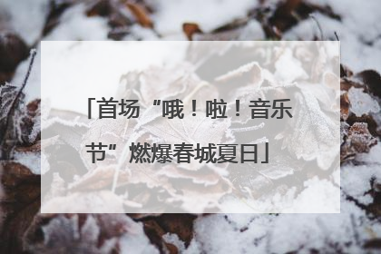 首场“哦！啦！音乐节”燃爆春城夏日