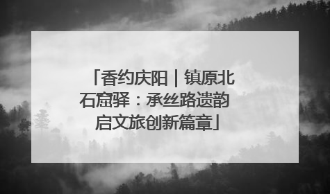 香约庆阳｜镇原北石窟驿：承丝路遗韵 启文旅创新篇章